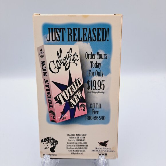 Gallagher: We Need a Hero Comedy VHS 1992 - Picture 4 of 6